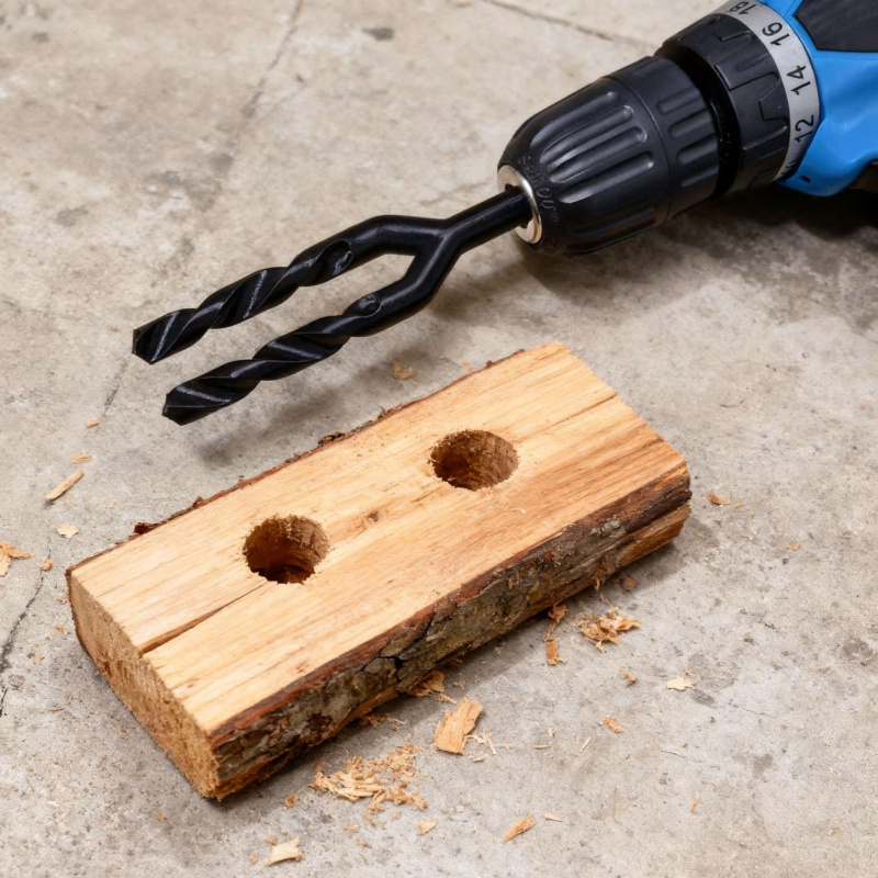 Woodworking Jokes - 実用的なジョークツール、ダブルツイストドリルビット、面白いいたずら用のギャグツール