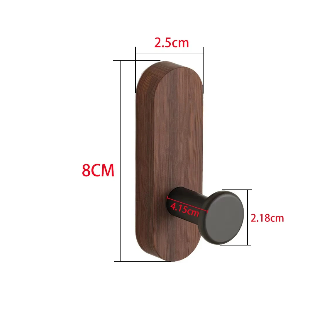 粘着式ウォールナット木製壁掛けフック、コート、タオル、衣類、 - Woodworking Glue のレビューと価格