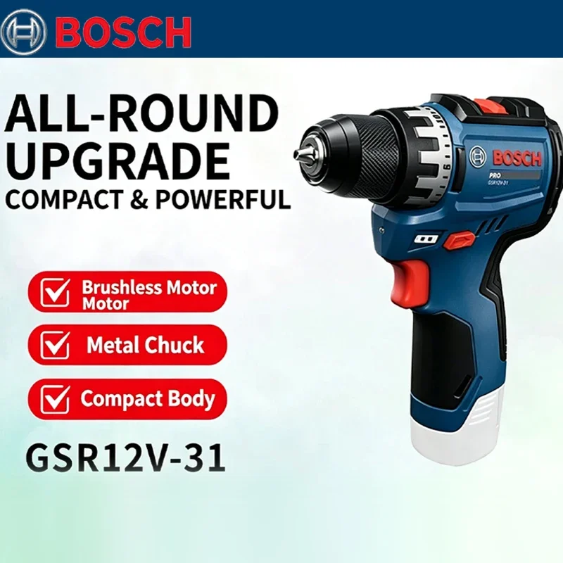 ボッシュ GSR 12V-31 ブラシレス電動ドリル 高トル - Woodworking Workshop のレビューと価格
