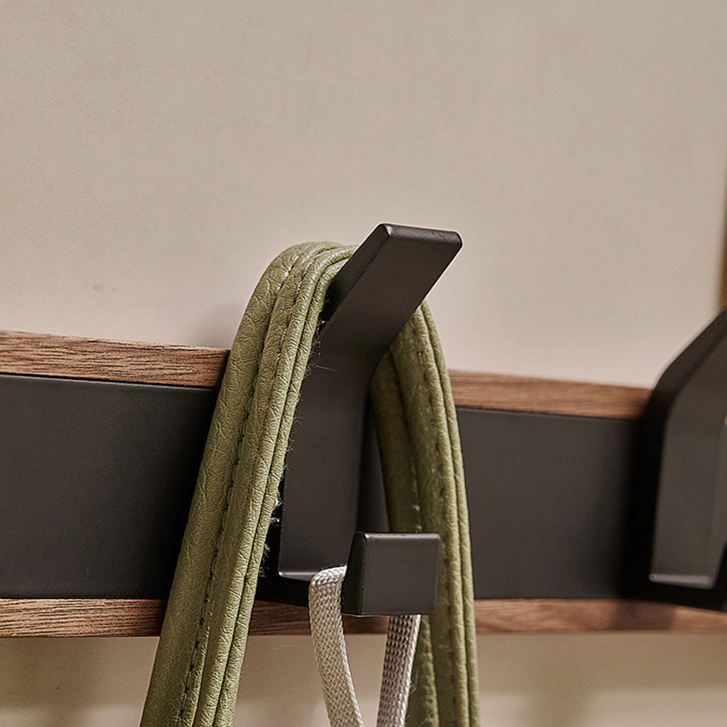 黒クルミ材製 穴あけ不要 接着式フック、壁掛けタオル掛けとコ - Woodworking Glue のレビューと価格