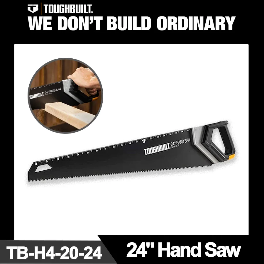 タフビルト 24インチ ハンドソー 600mm 高炭素鋼 樹 - Woodworking Resin のレビューと価格
