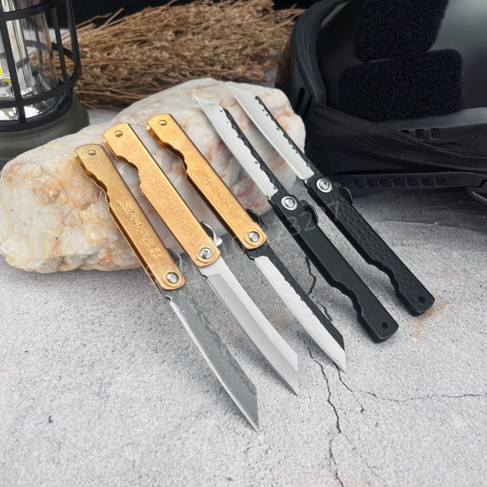 小さなヒゴノカミ日本折りたたみナイフポケットナイフ鍛造刃シャ - Woodworking In Japanese のレビューと価格